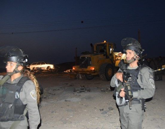 Israeli forces demolish structures in Yatta