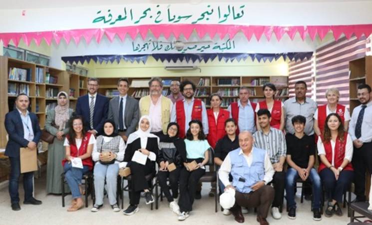 High-Level delegation from Spanish Agency for International Development Cooperation visits UNRWA installations in Jordan and the West Bank