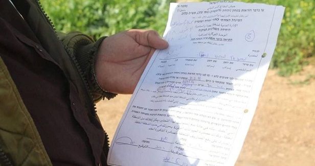 Azzun Atma villagers receive Israeli demolition and stop-work orders