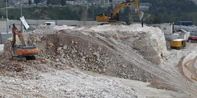 New settlement Roads, Cement Blocks on the Main Entrances of West Bank Villages To