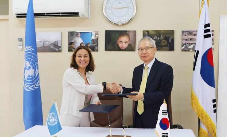 Republic of Korea contributes US$1 million to support vocational and technical education for Palestine refugees in Jordan