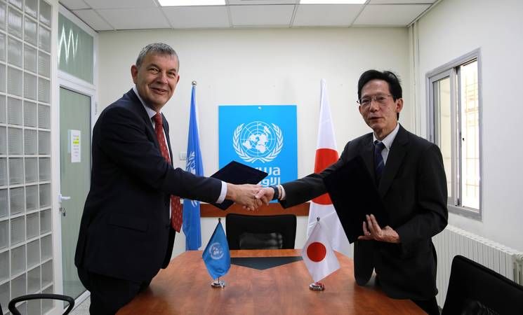 Japan Contributes US$ 20.2 Million to support UNRWA efforts to assist for Palestine Refugees