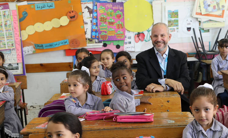 UNRWA West Bank Field Director Visits Jenin Refugee Camp