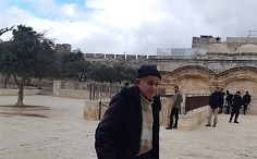 Israeli forces detain elderly Palestinian, ban youth from Al-Aqsa