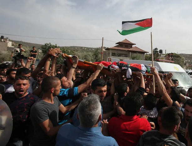 Israel occupation forces attack Palestinian woman's funeral in Beit Ummar