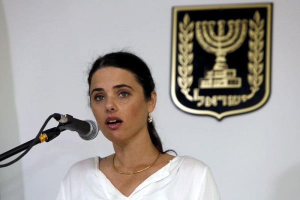 Israel Justice Minister supports total annexation of Area C