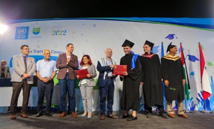 301 Students Graduate from the UNRWA Siblin Training Centre on the South Campus
