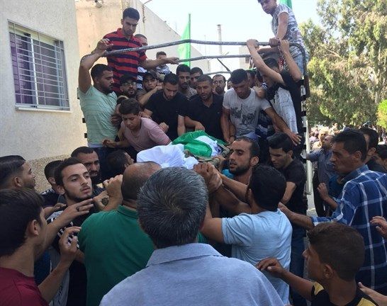 Funerals of 7 slain Palestinians set off in Gaza