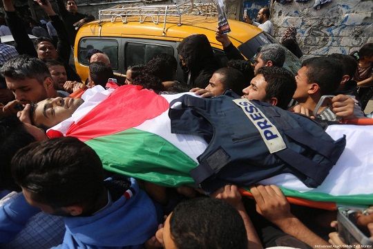 Report: 128 violations against Palestinian journalists