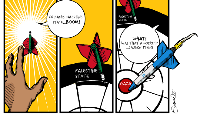 While Israel alters Palestine, the EU condemns, observes and retreats