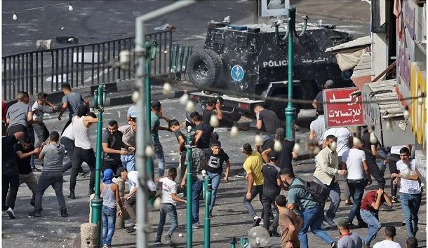 PA violently disperses West Bank Palestinian demonstration