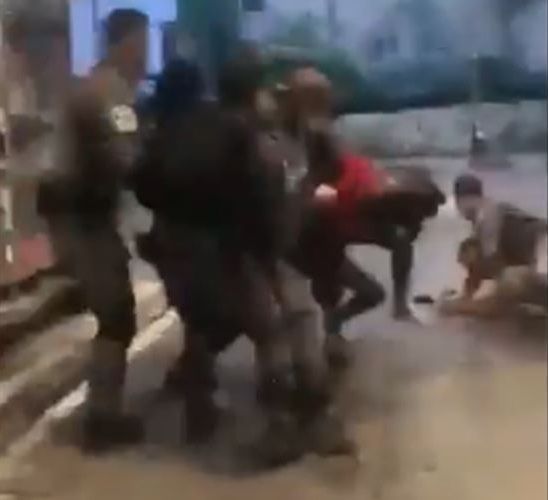 sraeli police subdue, detain young man and his sister in IssawiyaI