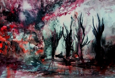 Impressions of Palestinian Memory in Watercolor