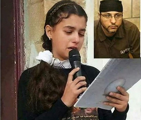 Daughter of Palestinian prisoner: Its my right to see you