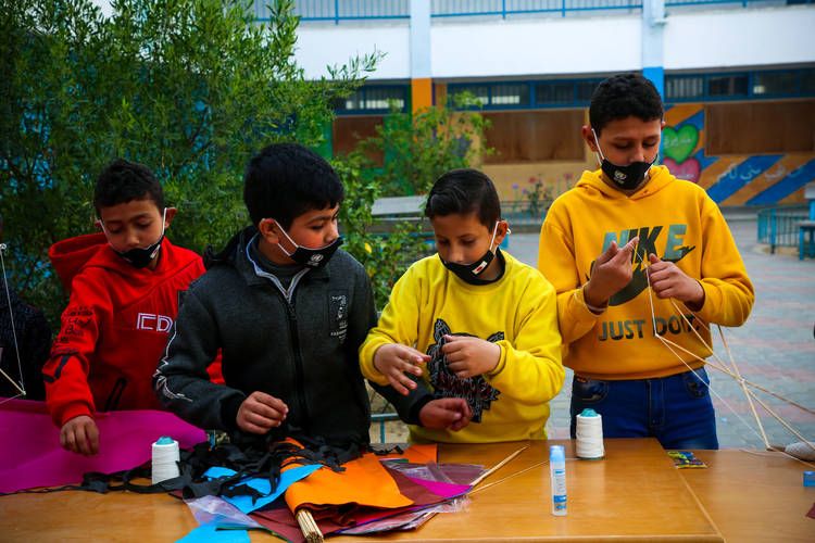 Messages of Hope and Solidarity from Palestine Refugee Students to the People of Japan