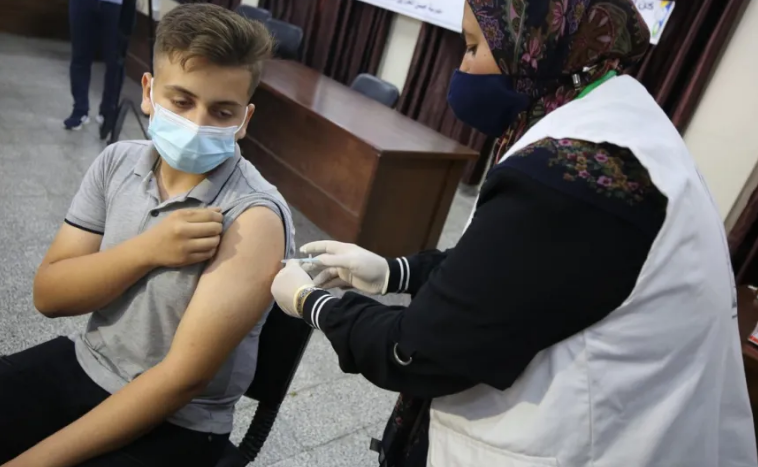 Gaza begins vaccination campaign in schools