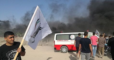 22 Palestinians injured in clashes with IOF east of Gaza