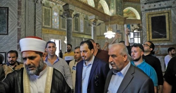 Tension at Aqsa Mosque following visit by Saudi soccer delegation