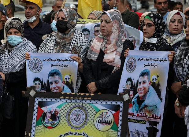 Gaza: Protesters march against Israel's detention policy