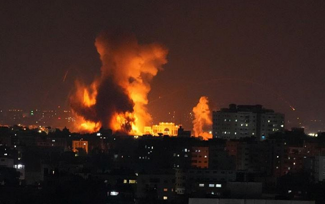 Israeli airstrikes rock Gaza, resistance responds