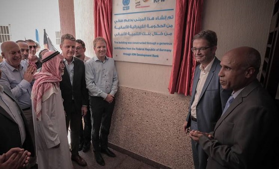 UNRWA and German Delegation Inaugurate al-Qastal Rehousing Project in Deir El–Balah and visit UNRWA Food Assistance Programme and Summer Fun Weeks for Children in Gaza