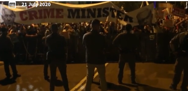 Israelis protest against PM Netanyahu