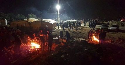 Scores of Palestinian youths continue to keep guard over Mount Orma