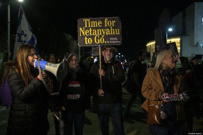 Netanyahu�s immunity triggers mass protests in Israel