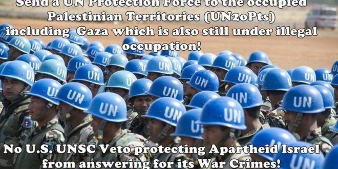 Some 3,000 sign petition demanding US President send UN protection force to Palestine