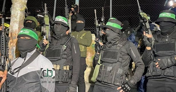 Palestinian resistance stages military parade in Jenin camp