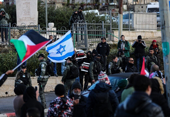 Israel settlers, police attack Sheikh Jarrah protest