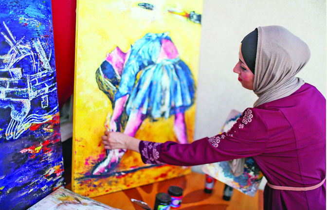 Palestinian artist depicts the ‘ticking bomb’ of Gaza