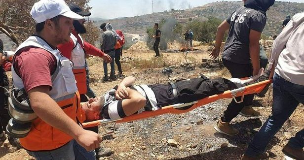 Injuries by IOF shooting in Beita