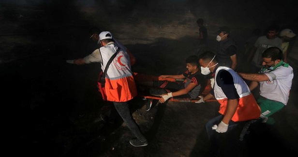 Two Palestinians killed in peaceful march north of Gaza