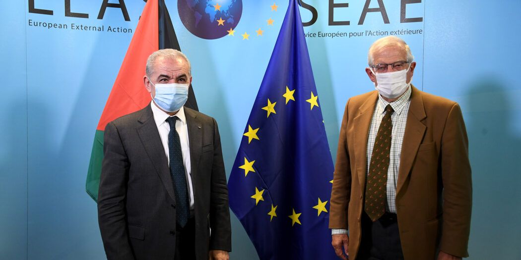 Borrell met with Palestinian Prime Minister Mohammad Shtayyeh