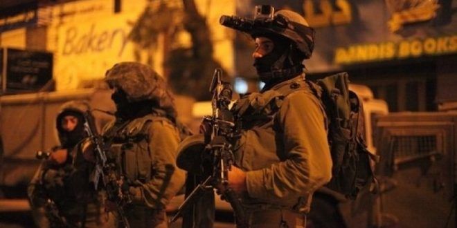 IOF raids areas in the West Bank and detains nine Palestinians