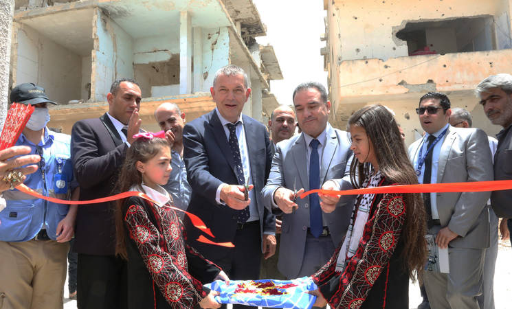 UNRWA partners with Japan and UN Habitat to support Palestine refugees returning to Dera’a camp, Syria