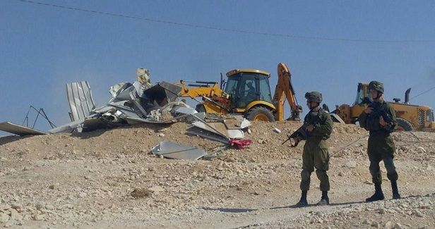 IOF demolishes Palestinian facilities in Yatta