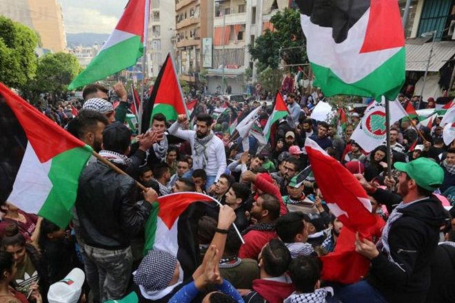Protest in Tunisia against normalisation with Israeli occupation