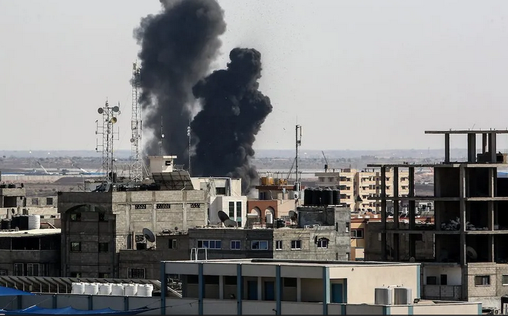 Israel's latest bombardment of Gaza?