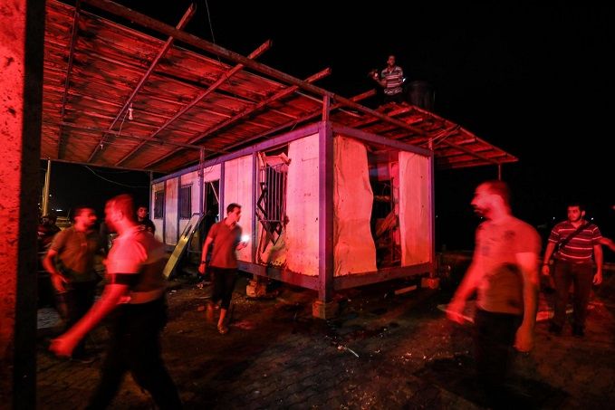 Explosions hit Gaza police checkpoints, three dead