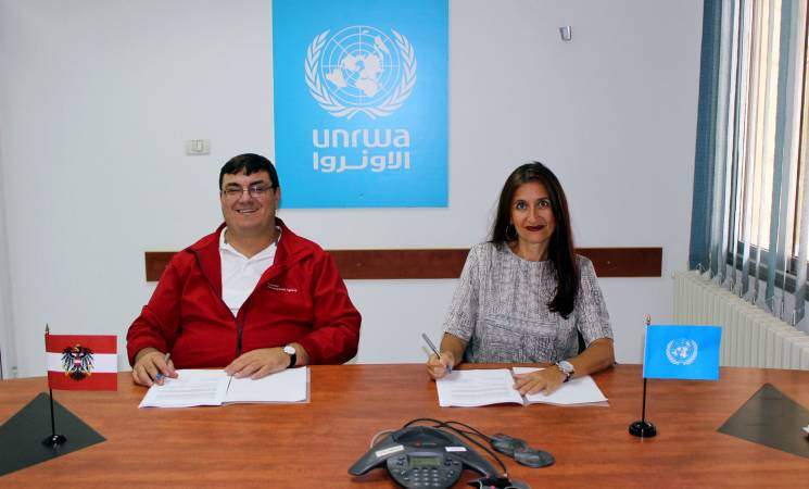 Government of Austria Contributes EUR 1.5 Million to Support UNRWA Health Services in the oPt