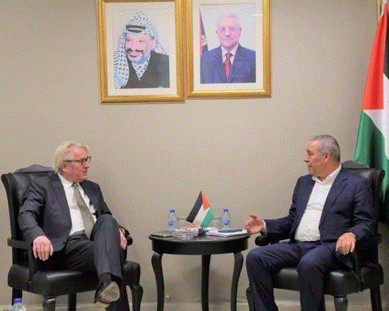 PLO Secretary-General discusses latest political developments with UN envoy