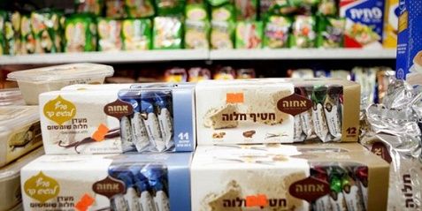 French supermarket labels Israeli settlement products