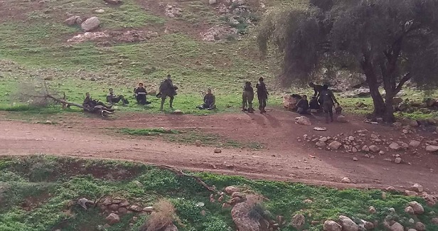Israeli army maneuvers on the Gaza borders