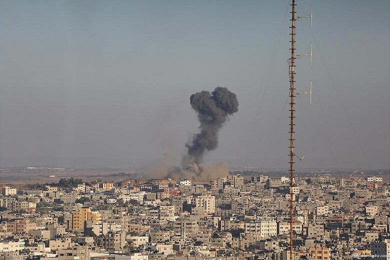 Israel hits Palestinian military positions in Gaza