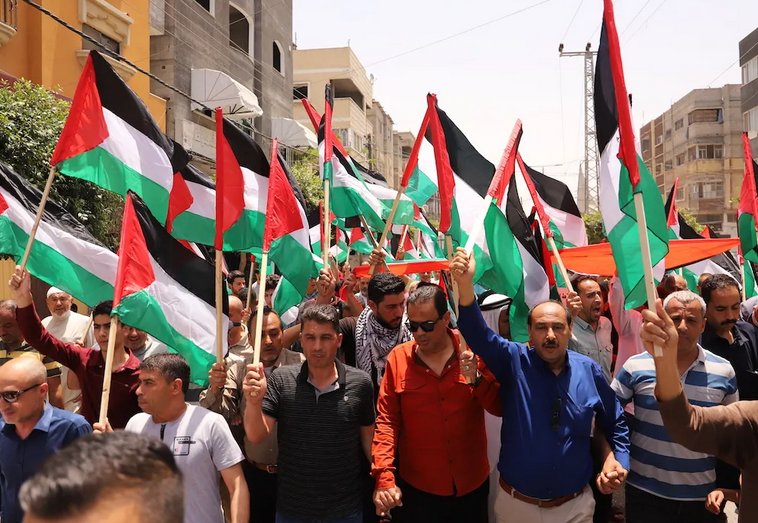 Israel Police suppress Palestinian Flag March in East Jerusalem