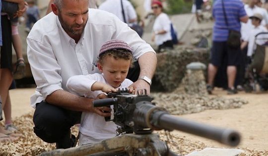Israel trains children to use weapons