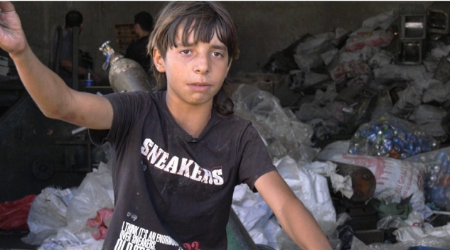The scramble to earn a living in Gaza starts at school age