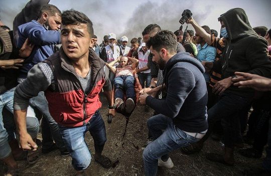 Israel intel-linked centre smears Palestinian protesters as �terrorists�